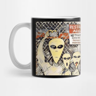 Out of this World Selfie in Abstract Mug